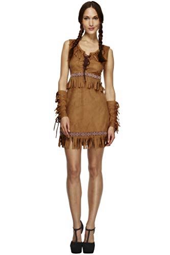 Fever Adult Pocahontas Women's Fancy Dress Costume - Picture 3 of 4