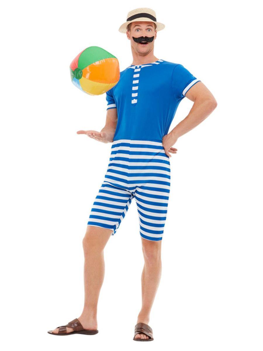 MENS 1920'S BATHER COSTUME VICTORIAN BATHING SUIT FANCY DRESS COSTUME SWIMSUIT MENS 1920'S BATHER COSTUME VICTORIAN BATHING SUIT FANCY DRESS COSTUME SWIMSUIT