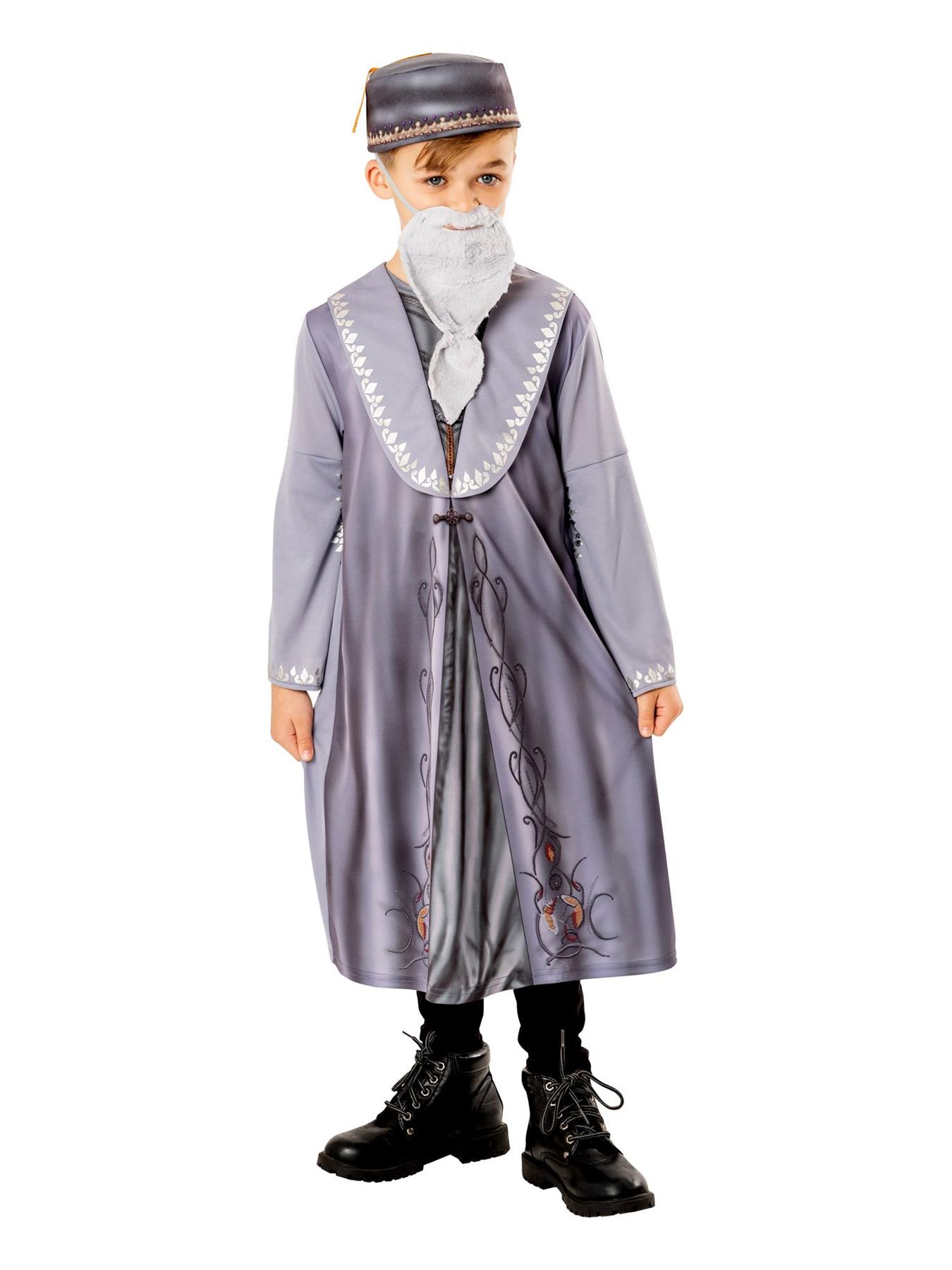 Child Official Dumbledore Hogwarts Headmaster Book Week Fancy Dress Costume - Picture 5 of 8