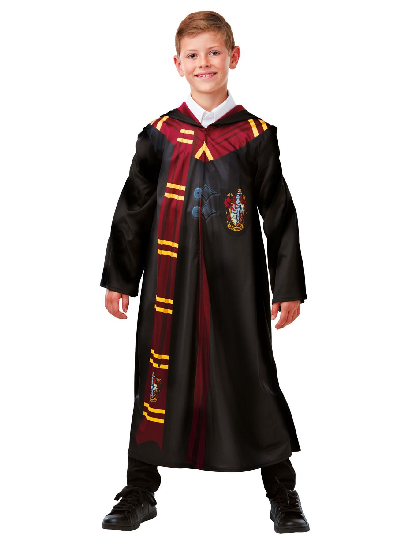 Offizielles Harry Potter bedrucktes Gryffindor Schulgewand Kostüm für Kinder - Bild 8 von 9