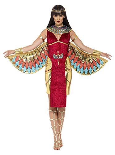 Adult Woman Isis Egyptian Goddess Ancient Egypt Fancy Dress Party Costume - Picture 5 of 6
