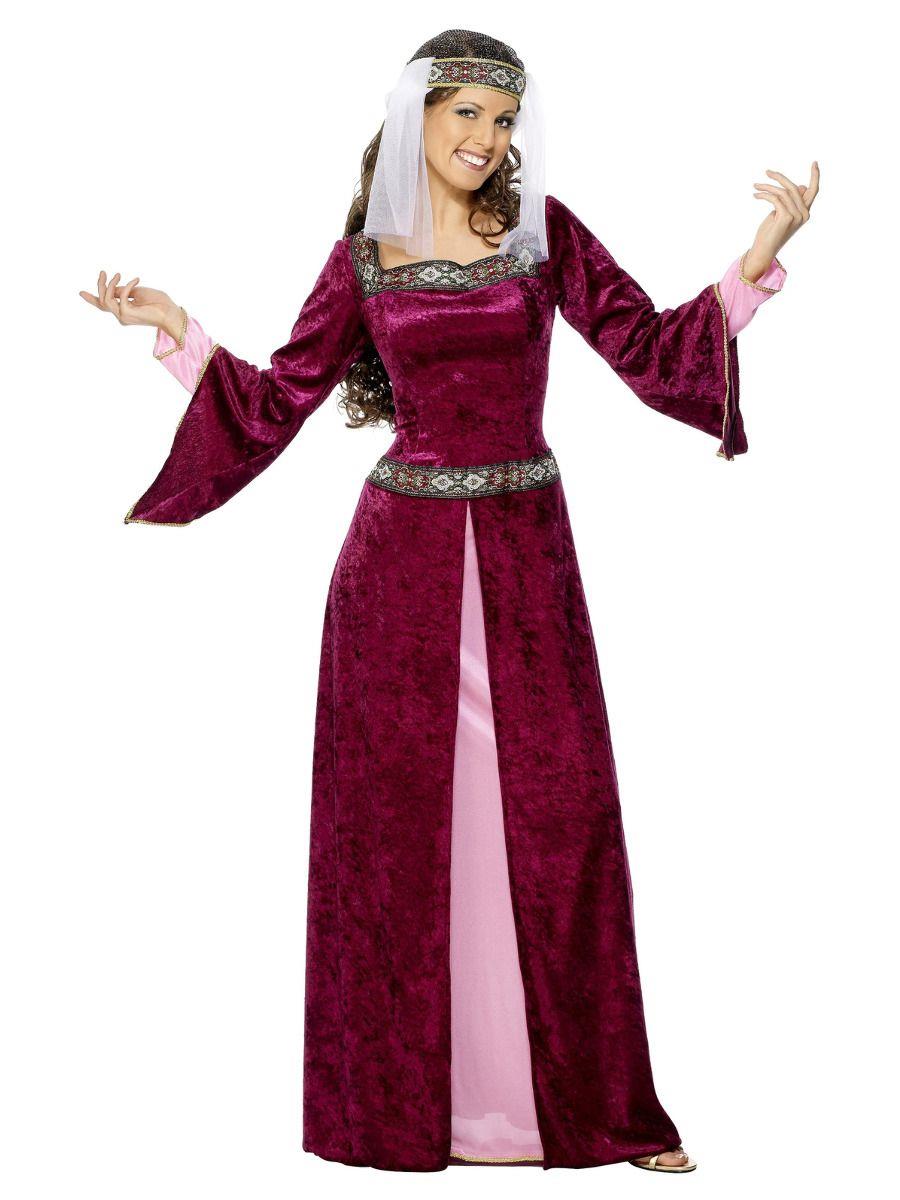 Adult Maid Marion Ladies Robin Hood Fancy Dress Party Costume - Picture 4 of 7