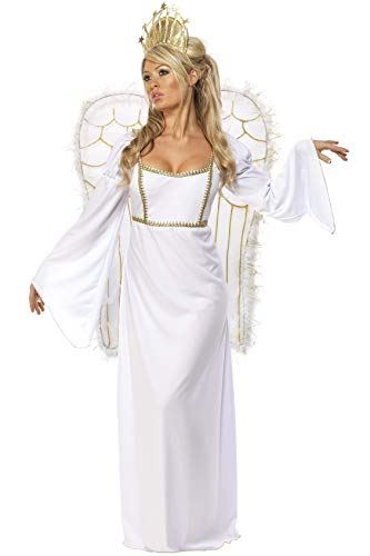 Adult Angel Queen Christmas Fancy Dress Party Costume - Picture 4 of 4
