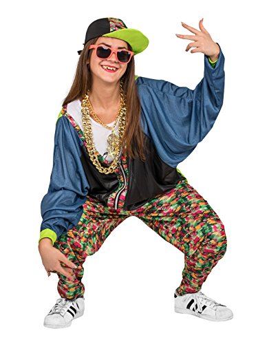 Adult Unisex 80s Hip Hop Rapper Music Icon Festival Fancy Dress