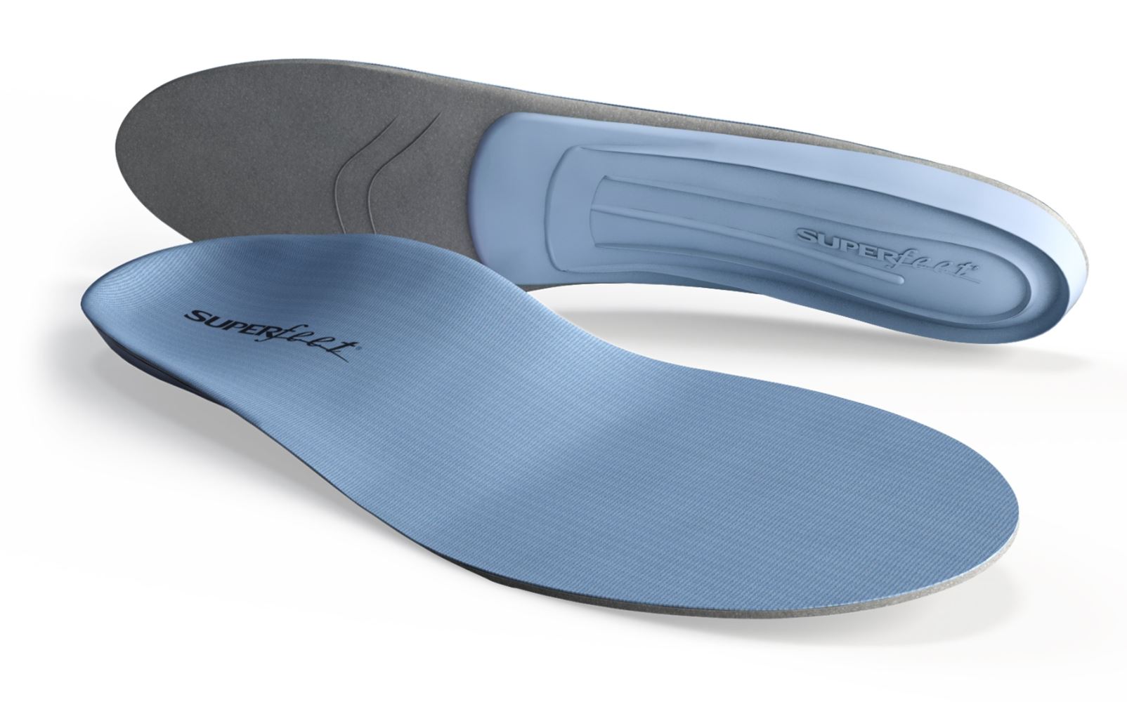 Superfeet Premium Insole Blue Foot Arch Support Trim to Fit Run Hike