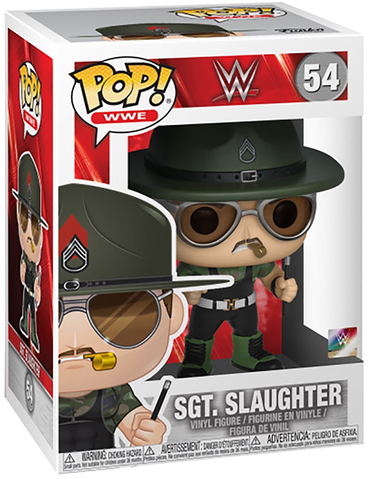 funko pop wwe sgt slaughter