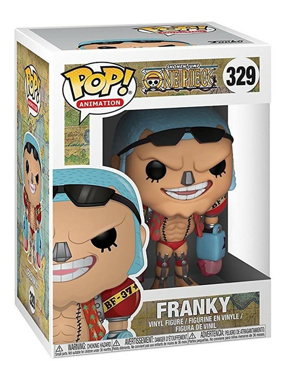 televisión Franky One Piece Figura de vinilo Pop