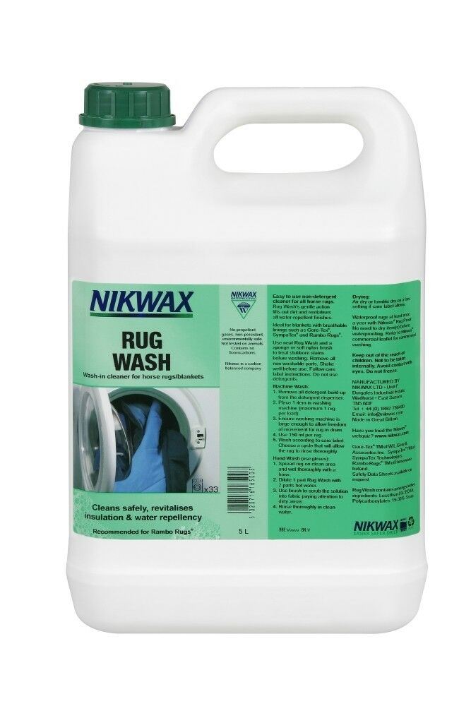 Nikwax Rug Wash 5 Litre Waterproofing Animal Rugs & Coats eBay
