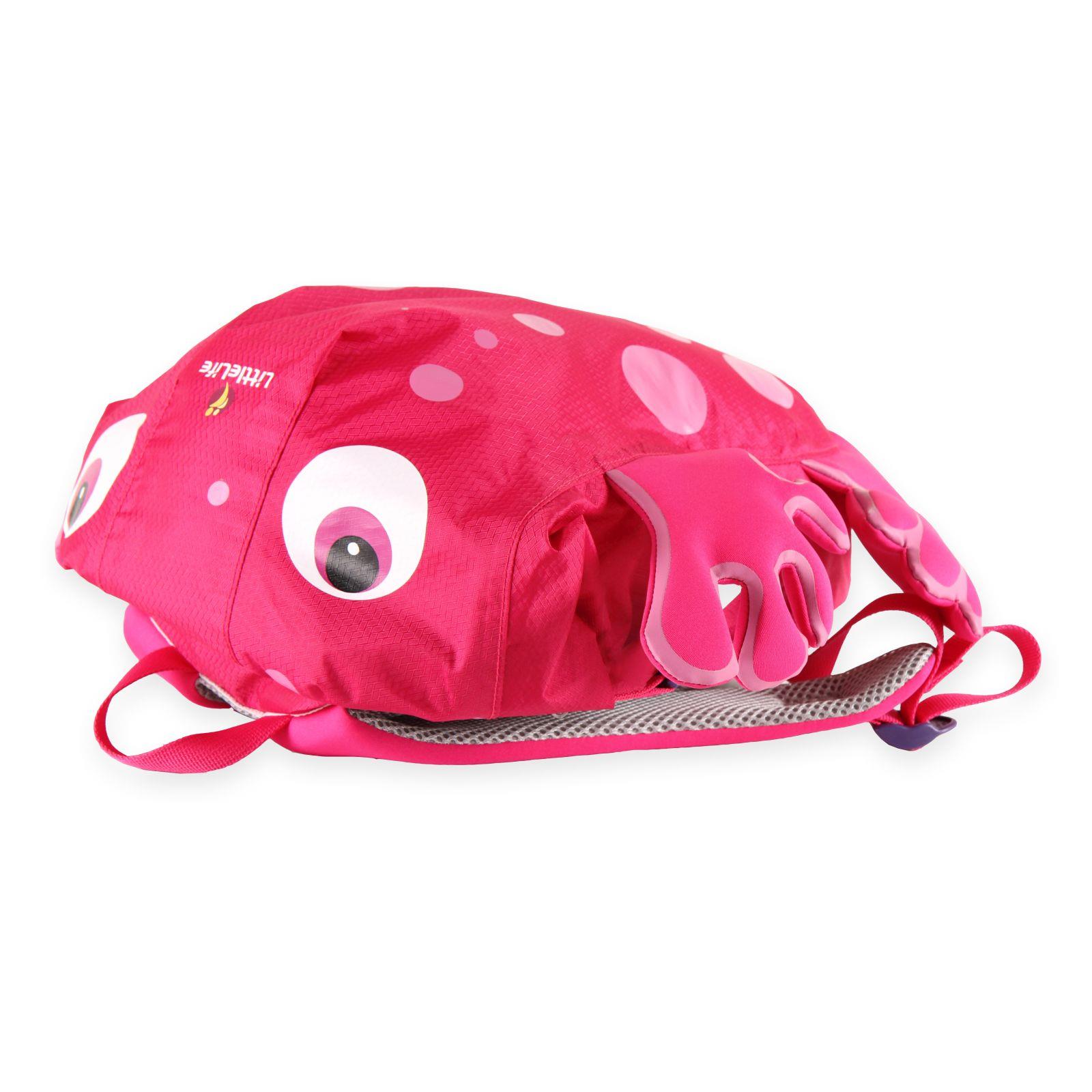 LittleLife Frog SwimPak Pink Swimming Splash Resistant Kids Backpack 10 Litres