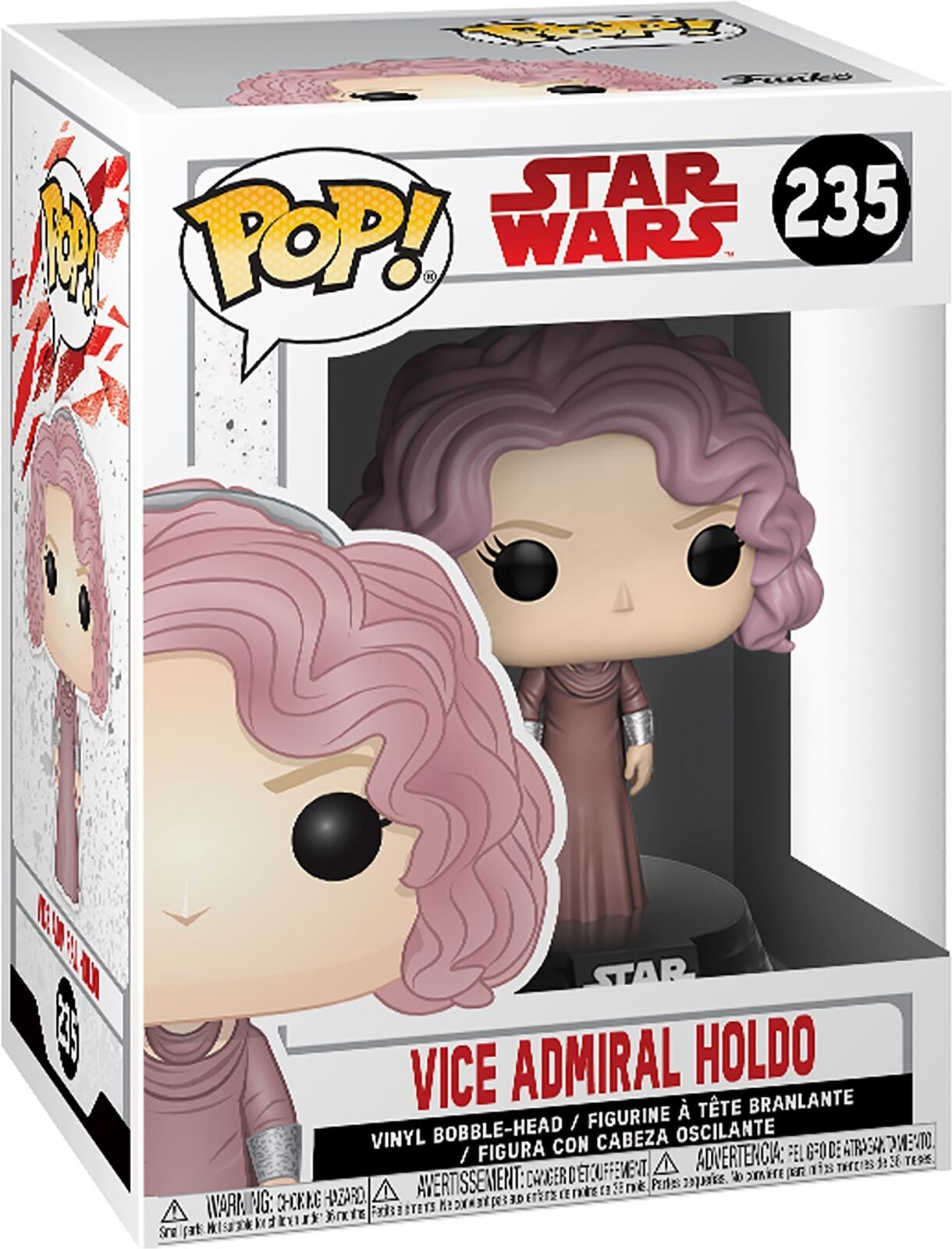 Funko POP Vinyle Star Wars The Last Jedi vice-amiral holdo #235 Figure