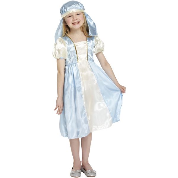 BAMBINO Mary Costume-Natale Fancy Dress-Medium Large