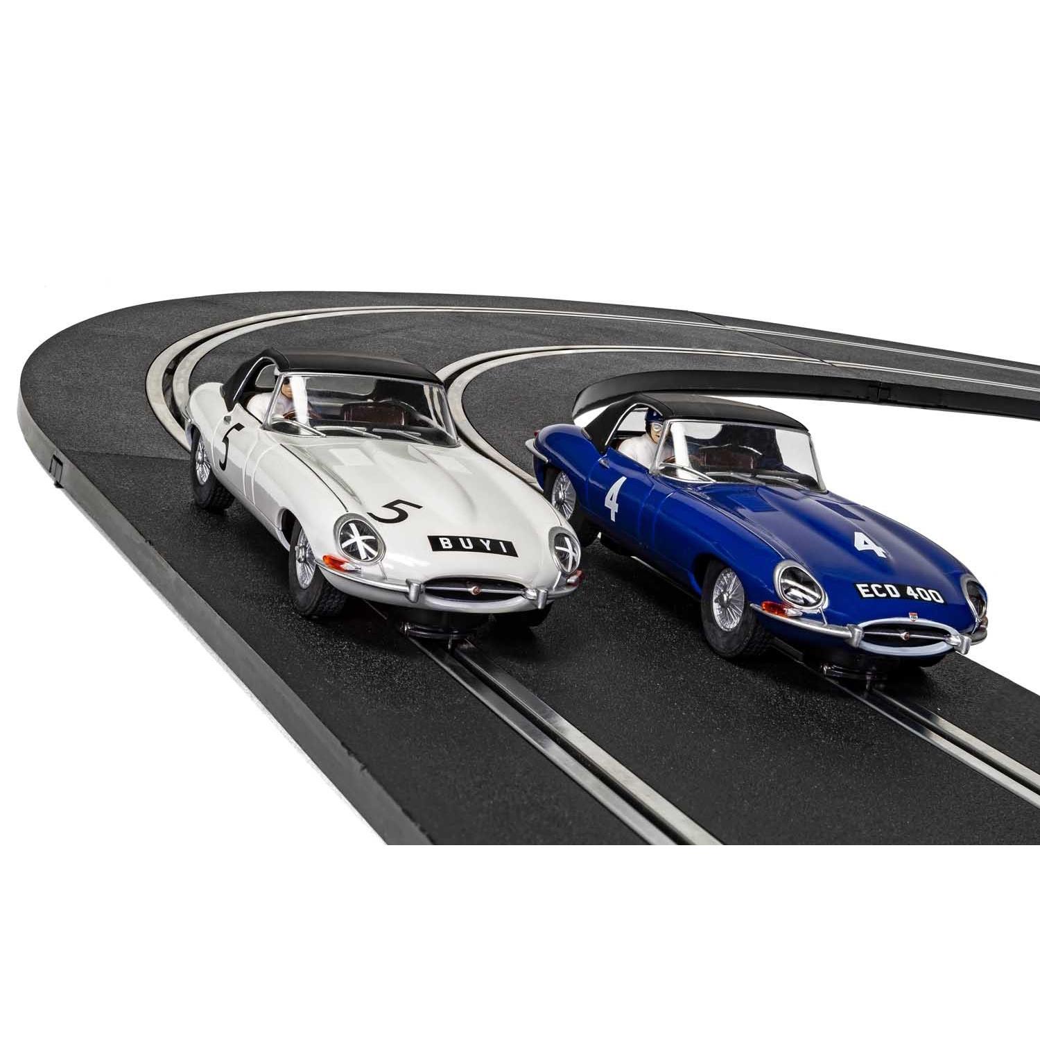 Scalextric Jaguar EType Twin Pack First Win 1961 Limited Edition Slot