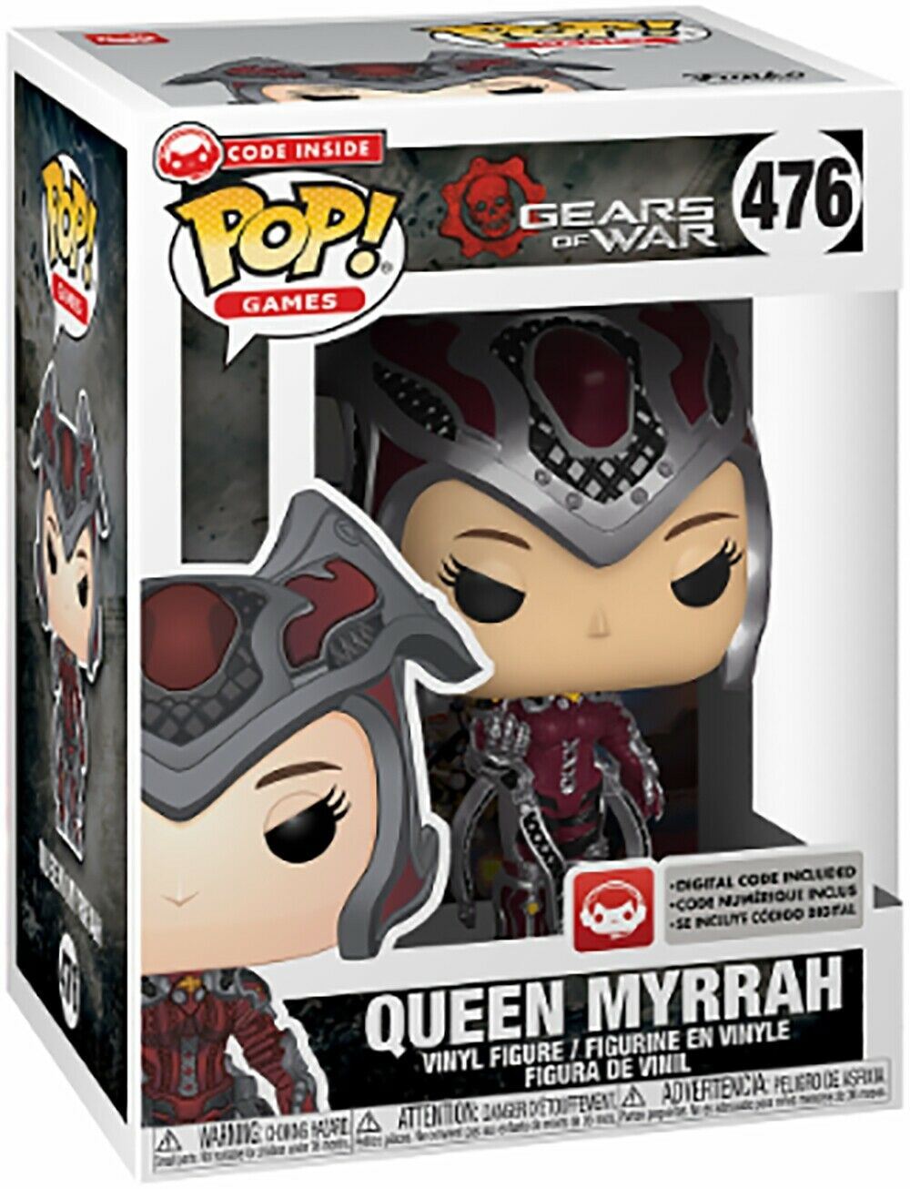 QUEEN MYRRAH #476 Gears of War S3 Vinyl Figure Games Funko POP New in Box