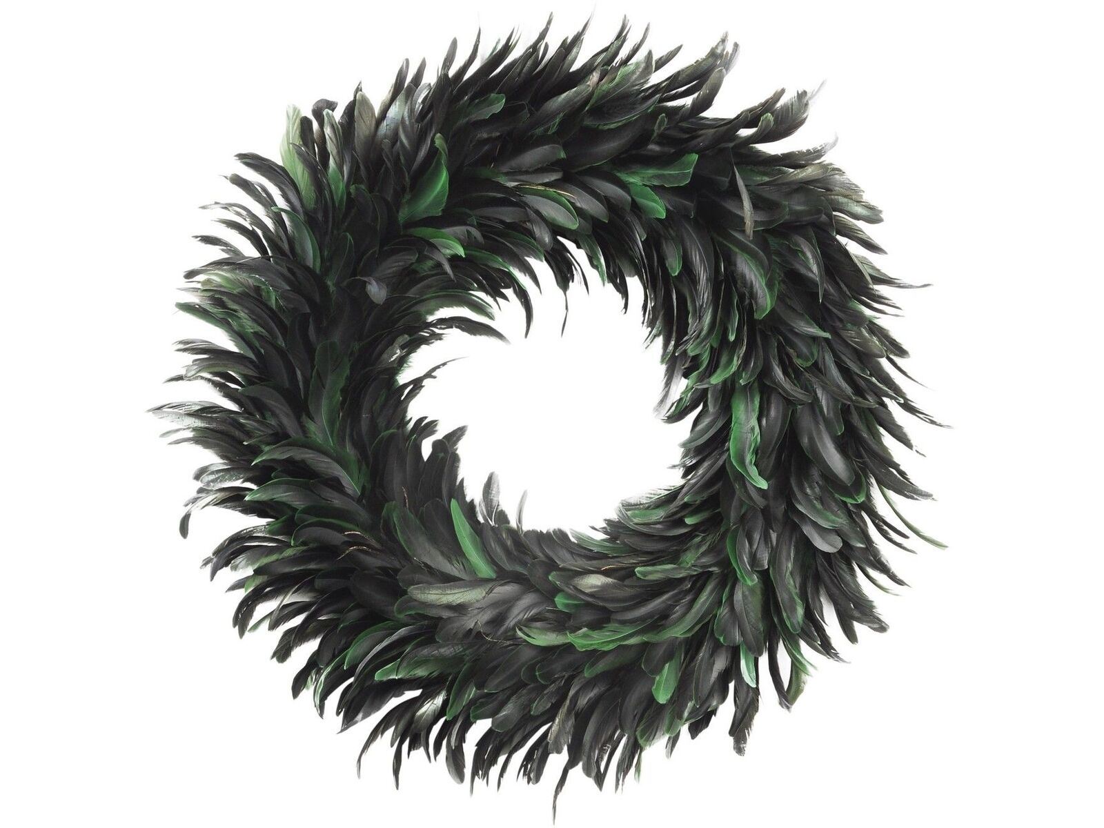Libra Feather Large Green Wreath Christmas Decoration Door