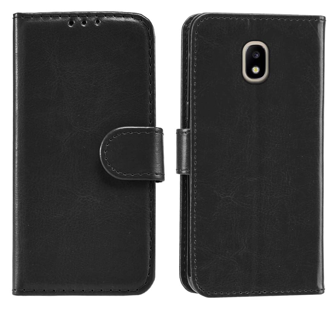 Samsung Galaxy J3 2017 (J330F) Premium Leather Wallet Flip Cover Pouch Book - Picture 16 of 62