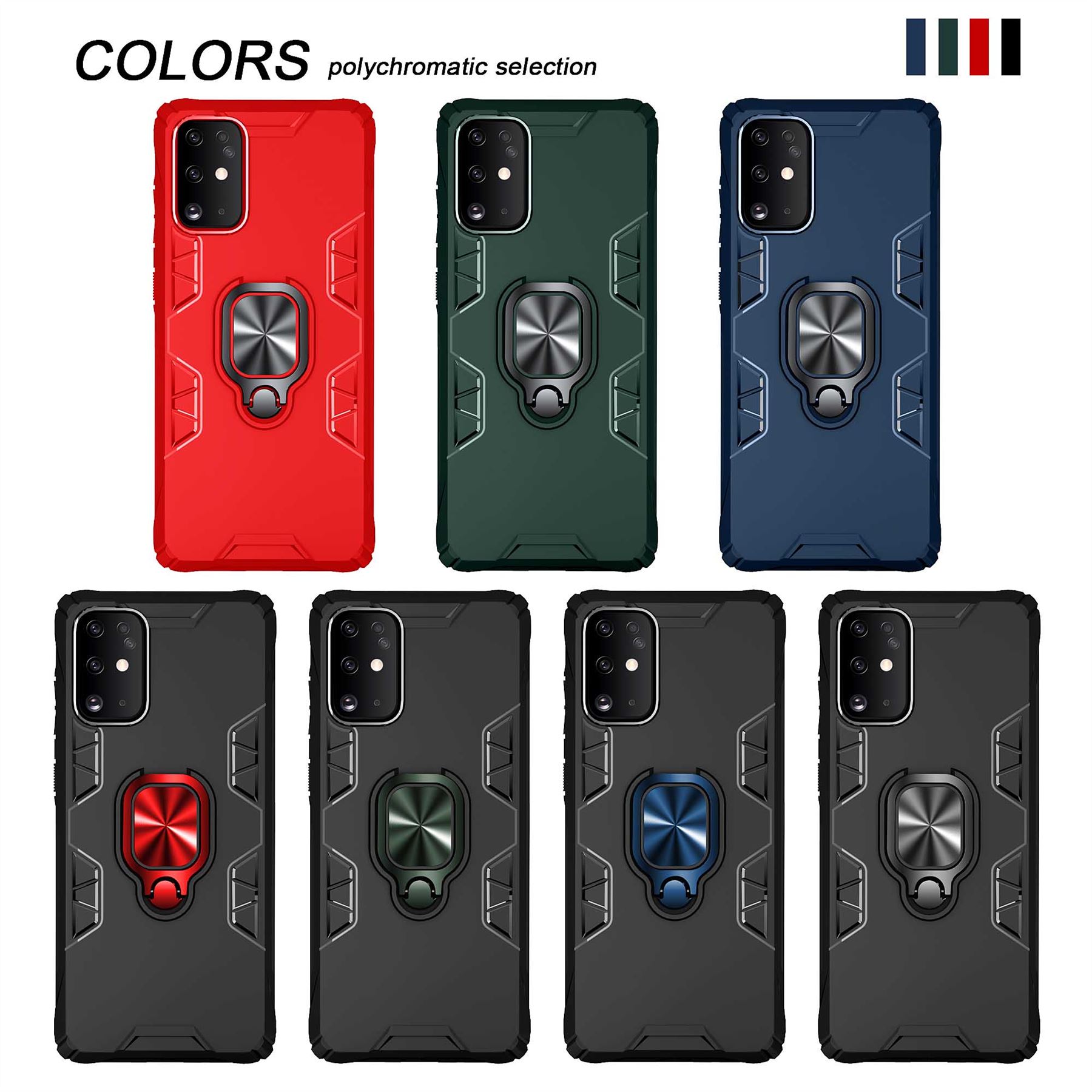Hybrid Armor Case Shockproof Cover Ring Stand Holder For Samsung Galaxy S20 - Picture 32 of 90