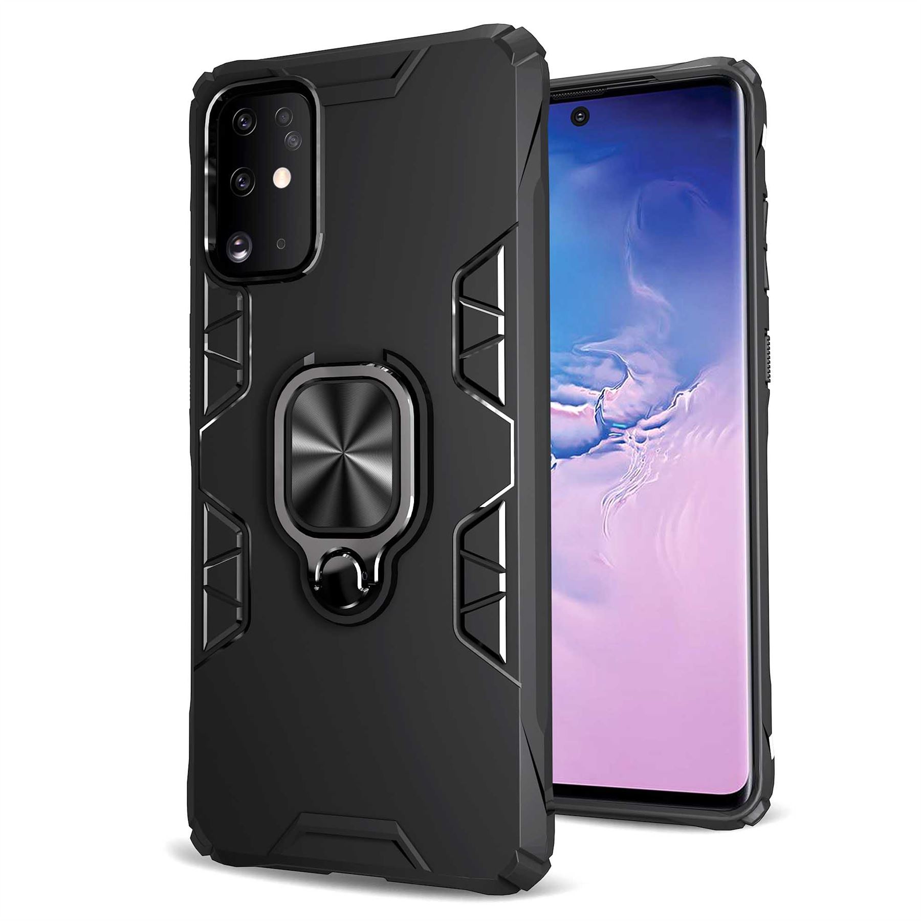 Hybrid Armor Case Shockproof Cover Ring Stand Holder For Samsung Galaxy S20 - Picture 11 of 90