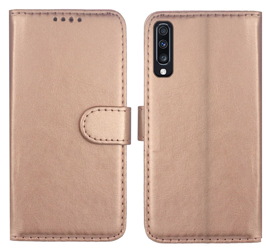 Samsung Galaxy A70 Premium Leather Wallet Flip Cover Pouch Book - Picture 44 of 49