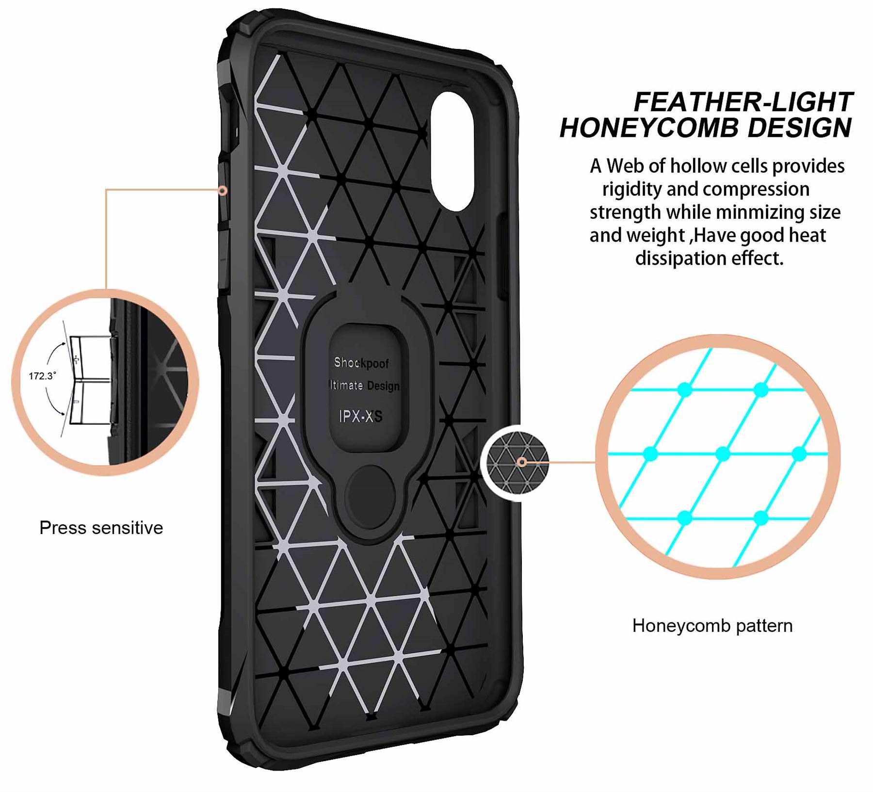 Hybrid Armor Case Shockproof Cover Ring Stand Holder For Apple iPhone XR - Picture 78 of 90