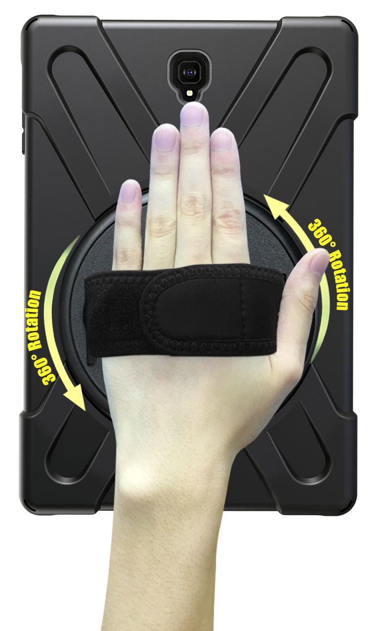 Hand Strap Shock Proof Heavy Duty Case with Stand Lanyard for Samsung