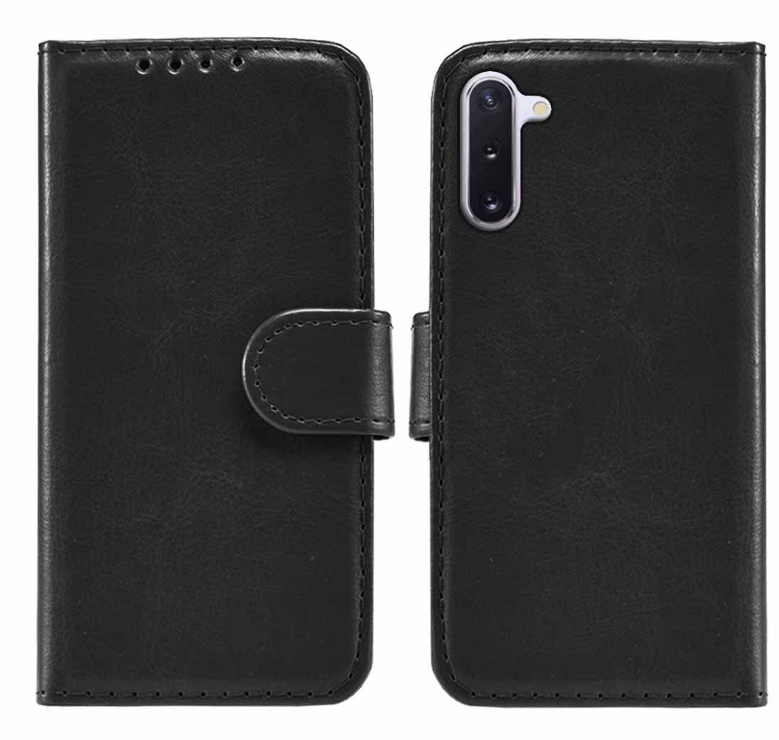 Samsung Galaxy Note 10 Premium Leather Wallet Flip Cover Pouch Book - Picture 9 of 56