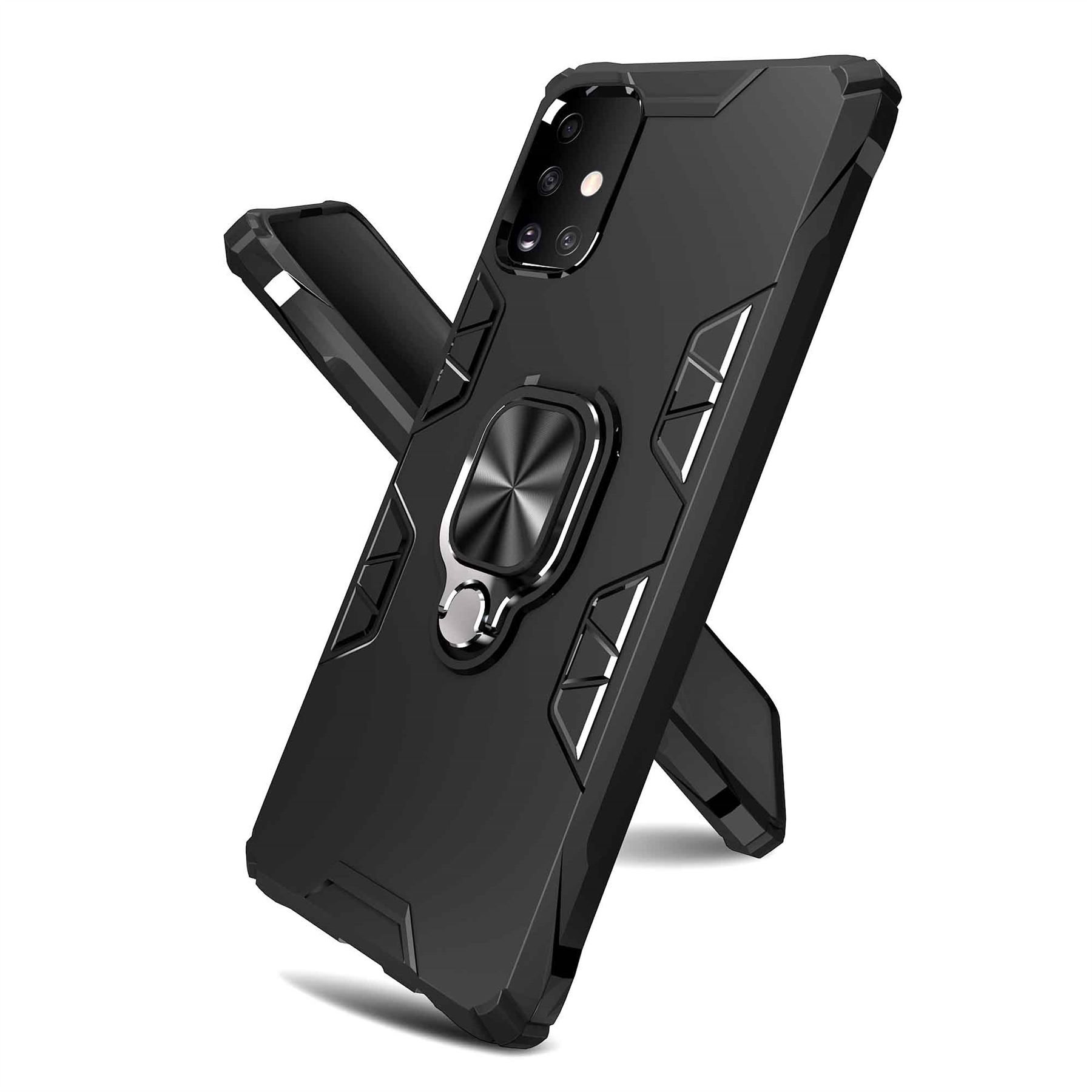 Armor Case Shockproof Cover Ring Stand Holder Samsung Galaxy A81 Note 10 Lite - Picture 20 of 90