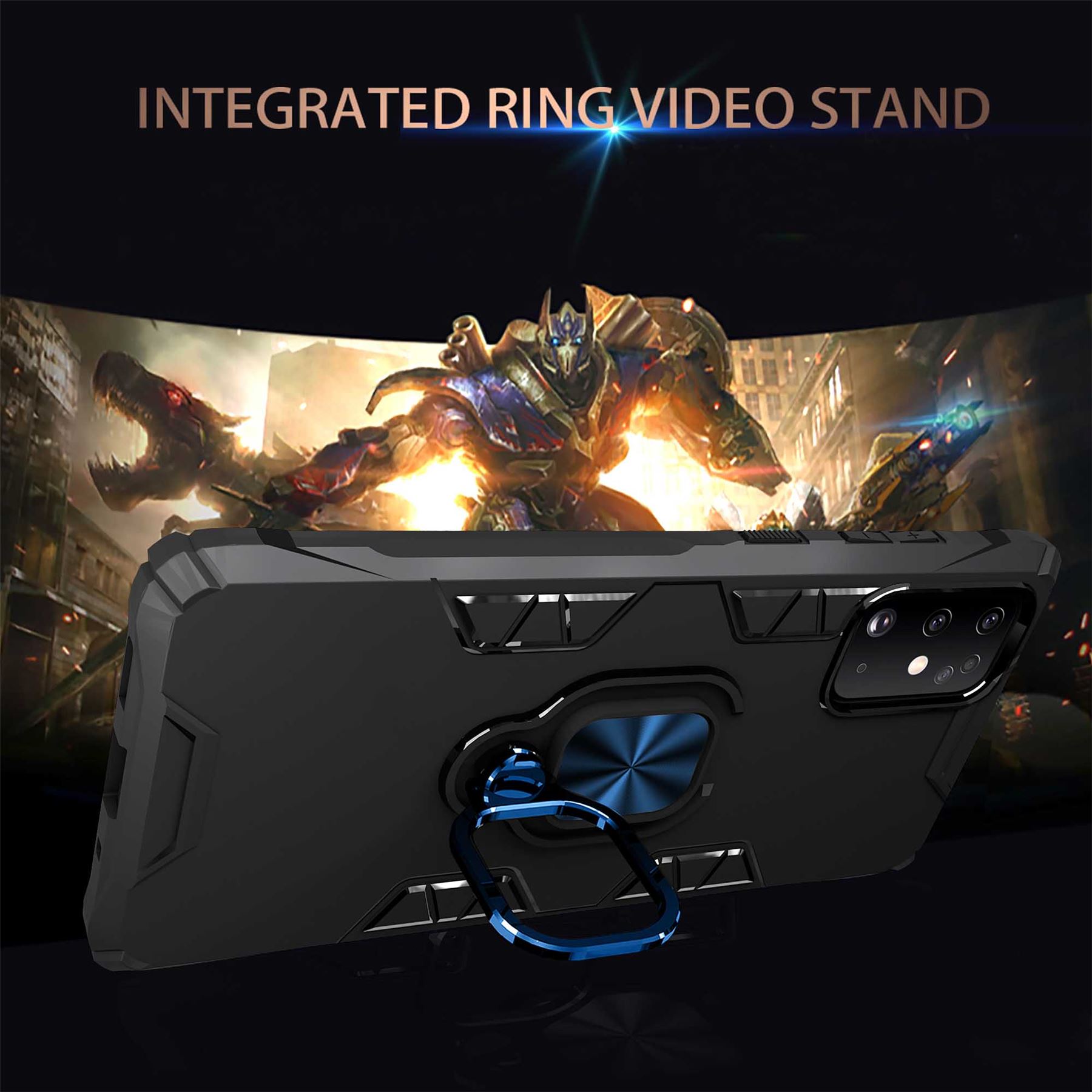 Hybrid Armor Case Shockproof Cover Ring Stand Holder For Samsung Galaxy S20 - Picture 69 of 90