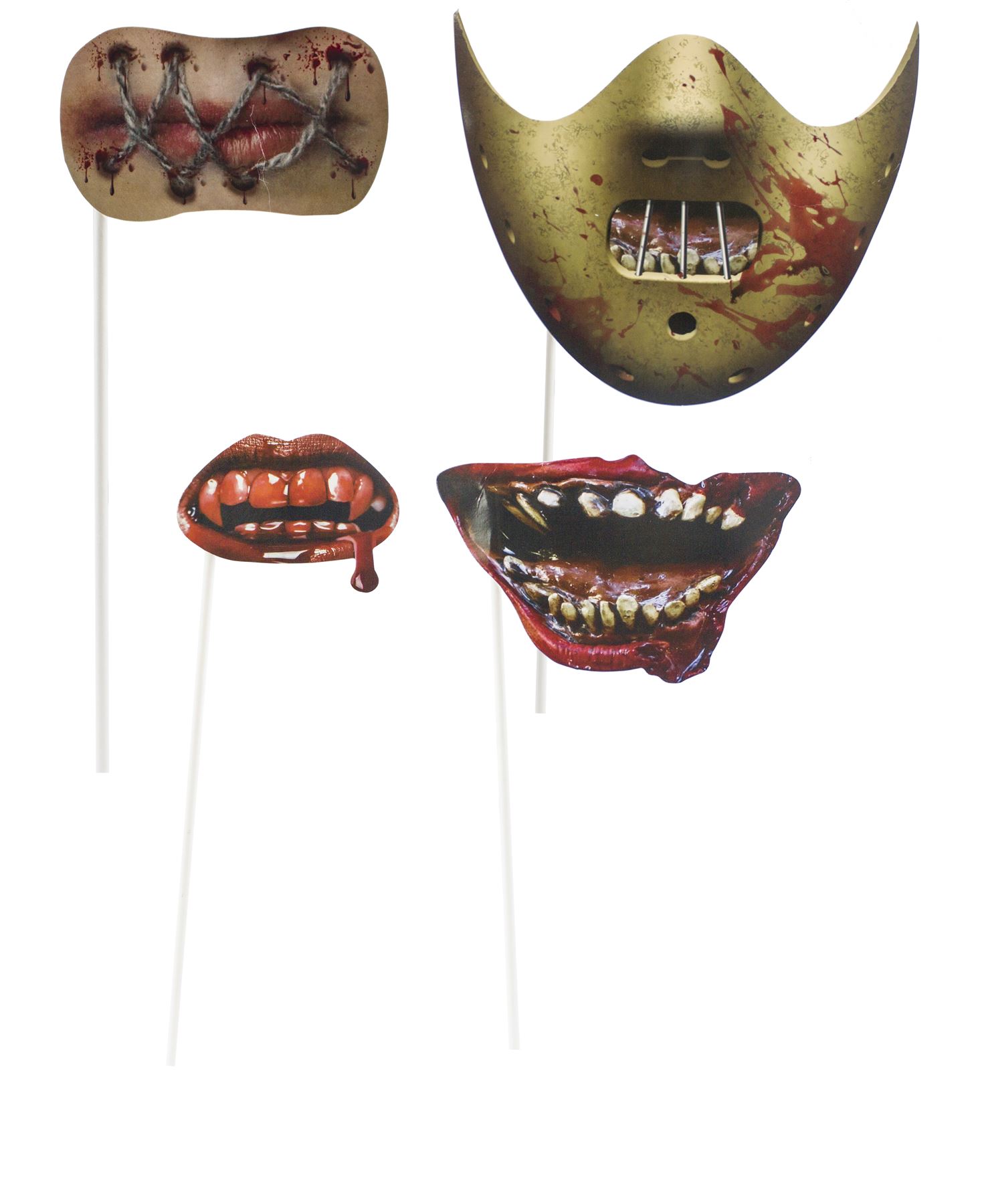 Scary Gory Halloween Cos Play Photo Booth Posing Props Decoration on