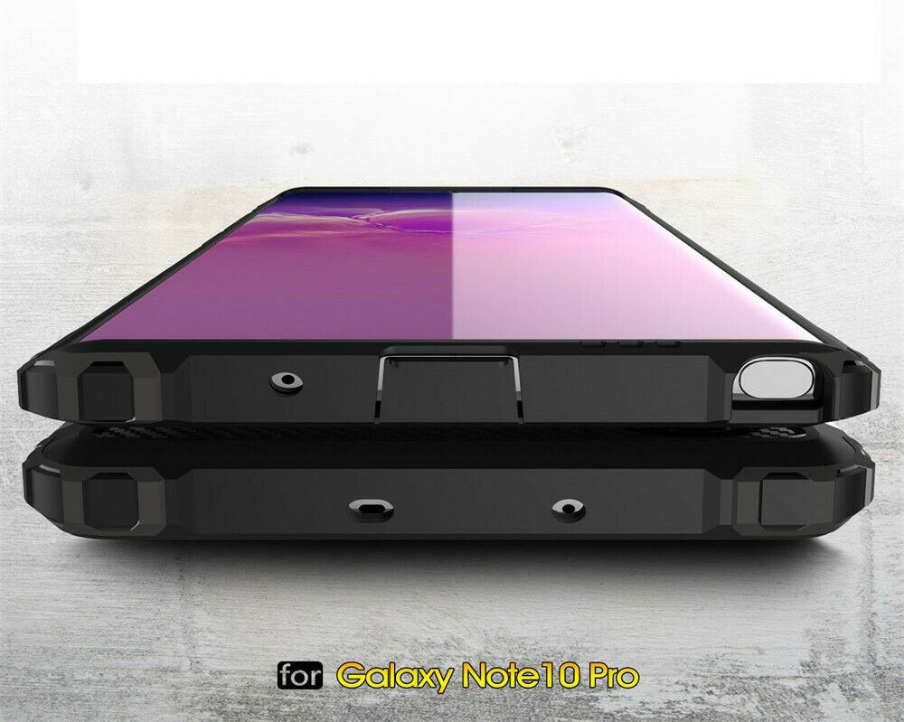 Samsung Galaxy Note 10 Plus Ultra Slim Shockproof Bumper Protection Cover Carbon - Picture 34 of 49