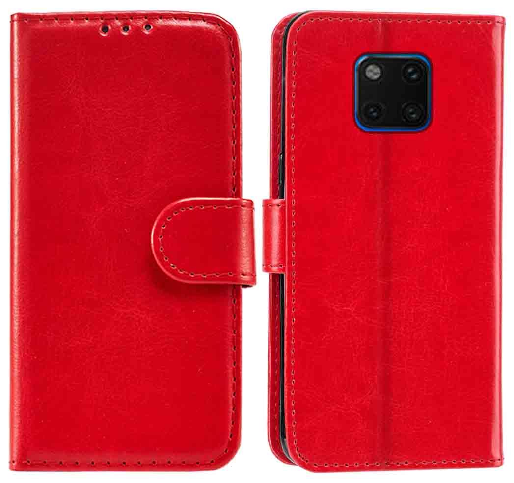 Huawei Mate 20 Pro Premium Leather Wallet Flip Cover Pouch Book - Picture 29 of 30