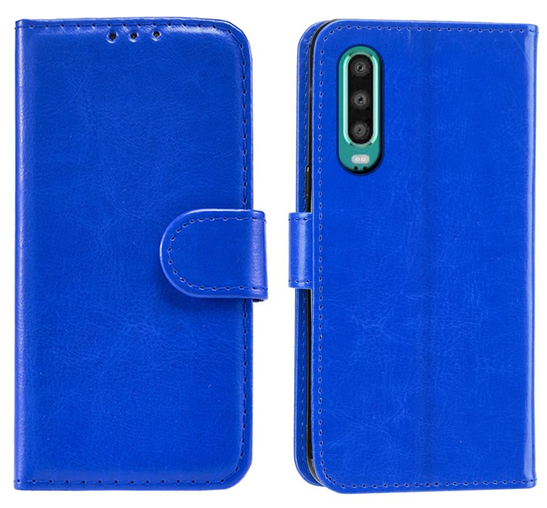 Huawei P30 Premium Leather Wallet Flip Cover Pouch Book - Picture 14 of 39