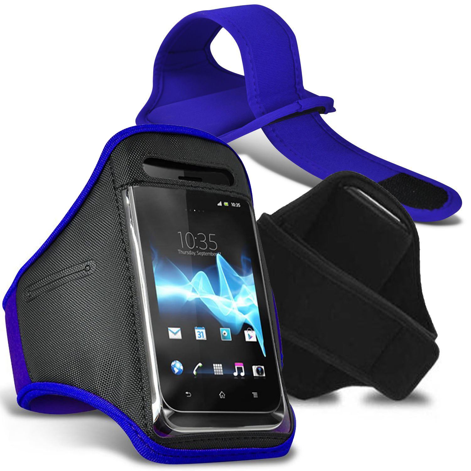 imo q armband with adjustable velcro strap running gym jogging