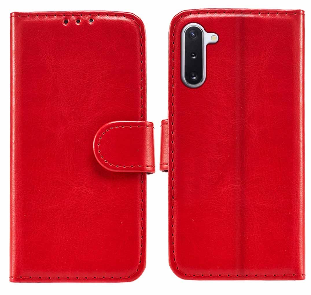 Samsung Galaxy Note 10 Premium Leather Wallet Flip Cover Pouch Book - Picture 44 of 56