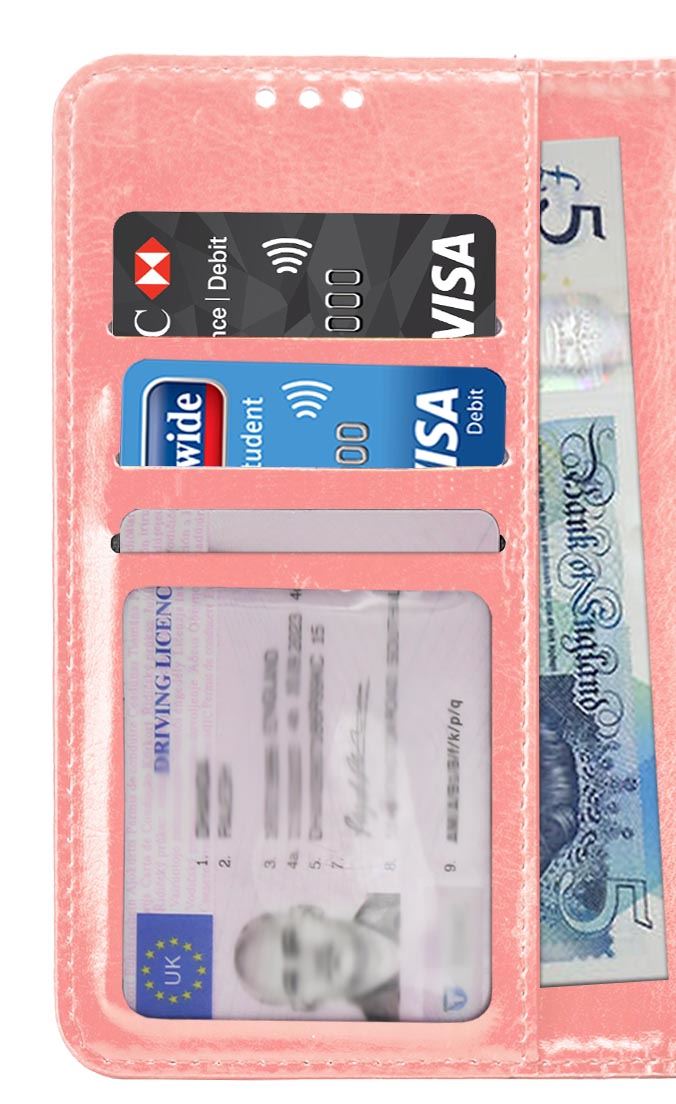 Leather Wallet Flip Cover Pouch Book for Samsung Galaxy A50, M10, M20, M30, A30 - Picture 53 of 62