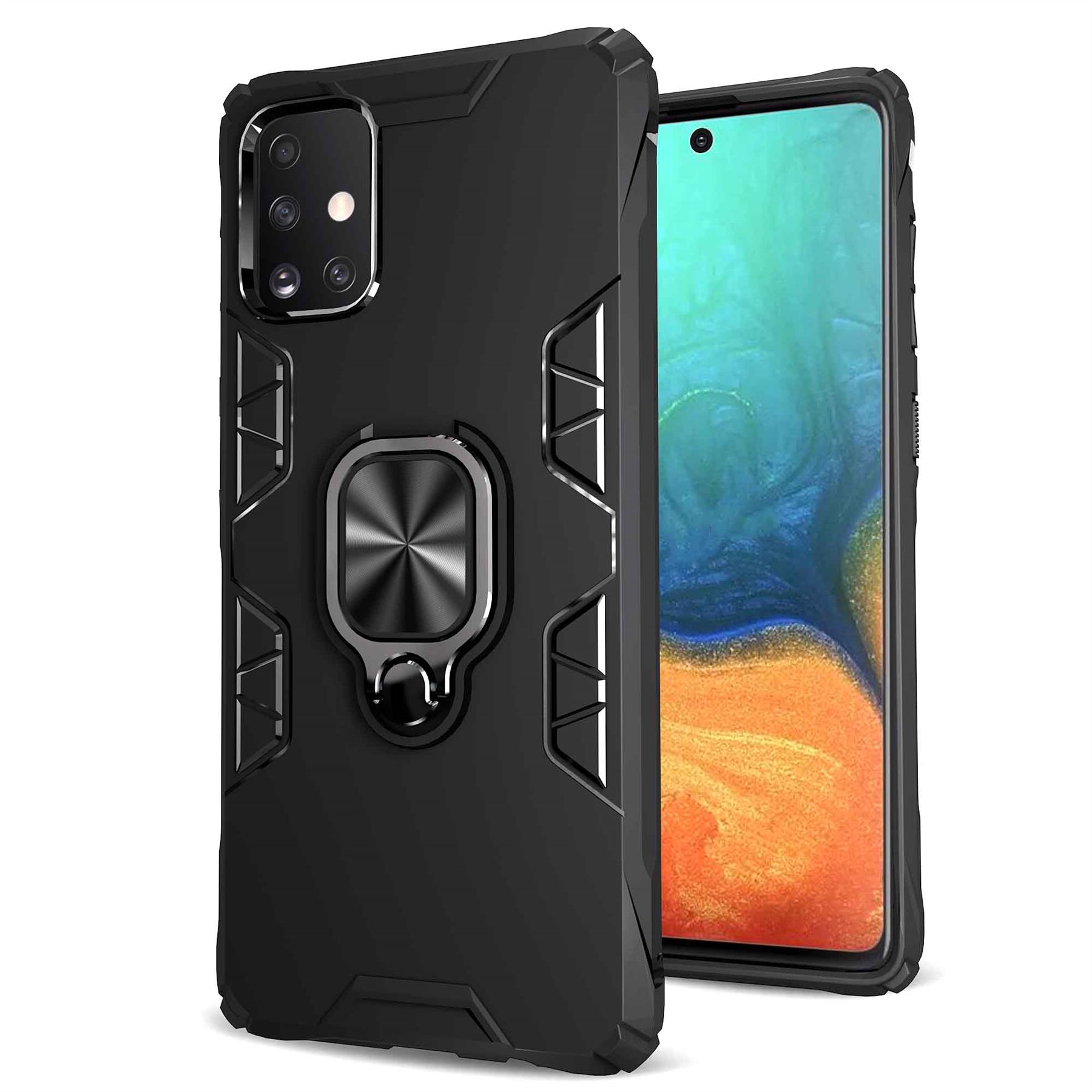 Armor Case Shockproof Cover Ring Stand Holder Samsung Galaxy A81 Note 10 Lite - Picture 11 of 90