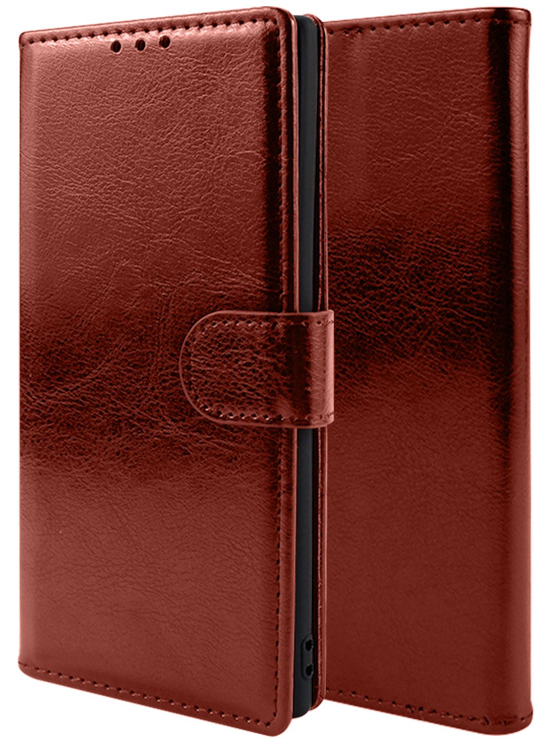 Samsung Galaxy Note 10 Pro Premium Leather Wallet Flip Cover Pouch Book - Picture 23 of 55