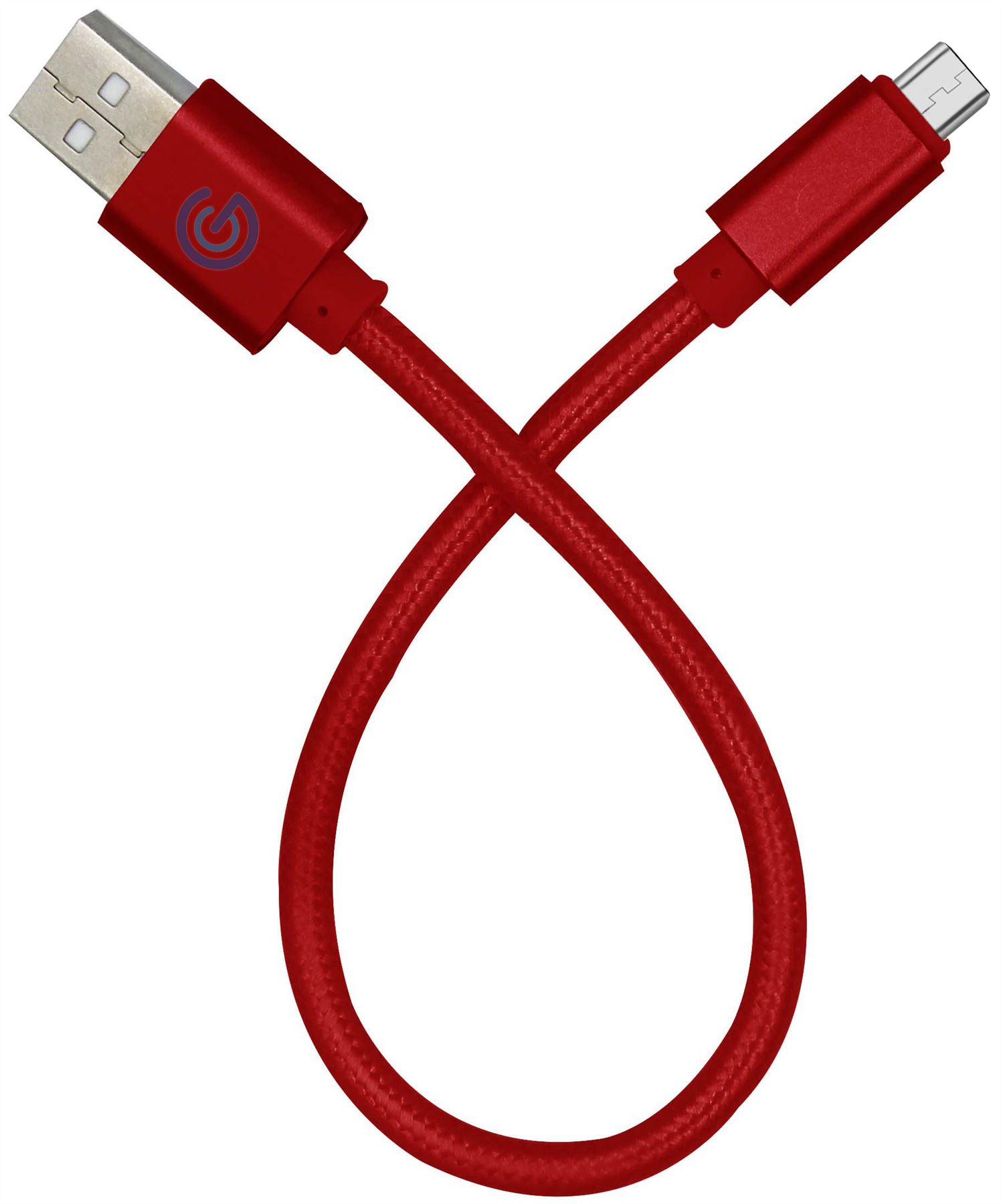 Nylon Braided USB Micro USB Data Charging 25cm Cable for Huawei - Picture 9 of 10