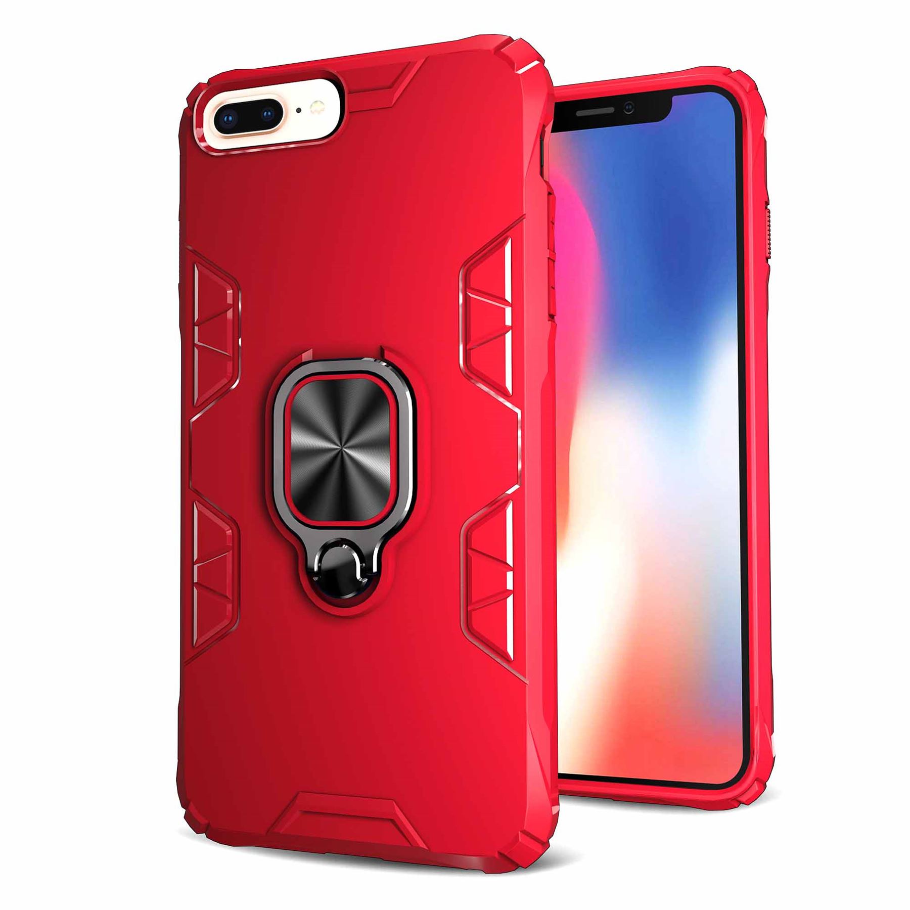 Hybrid Armor Case Shockproof Cover Ring Stand Holder For Apple iPhone SE 2020 - Picture 71 of 90