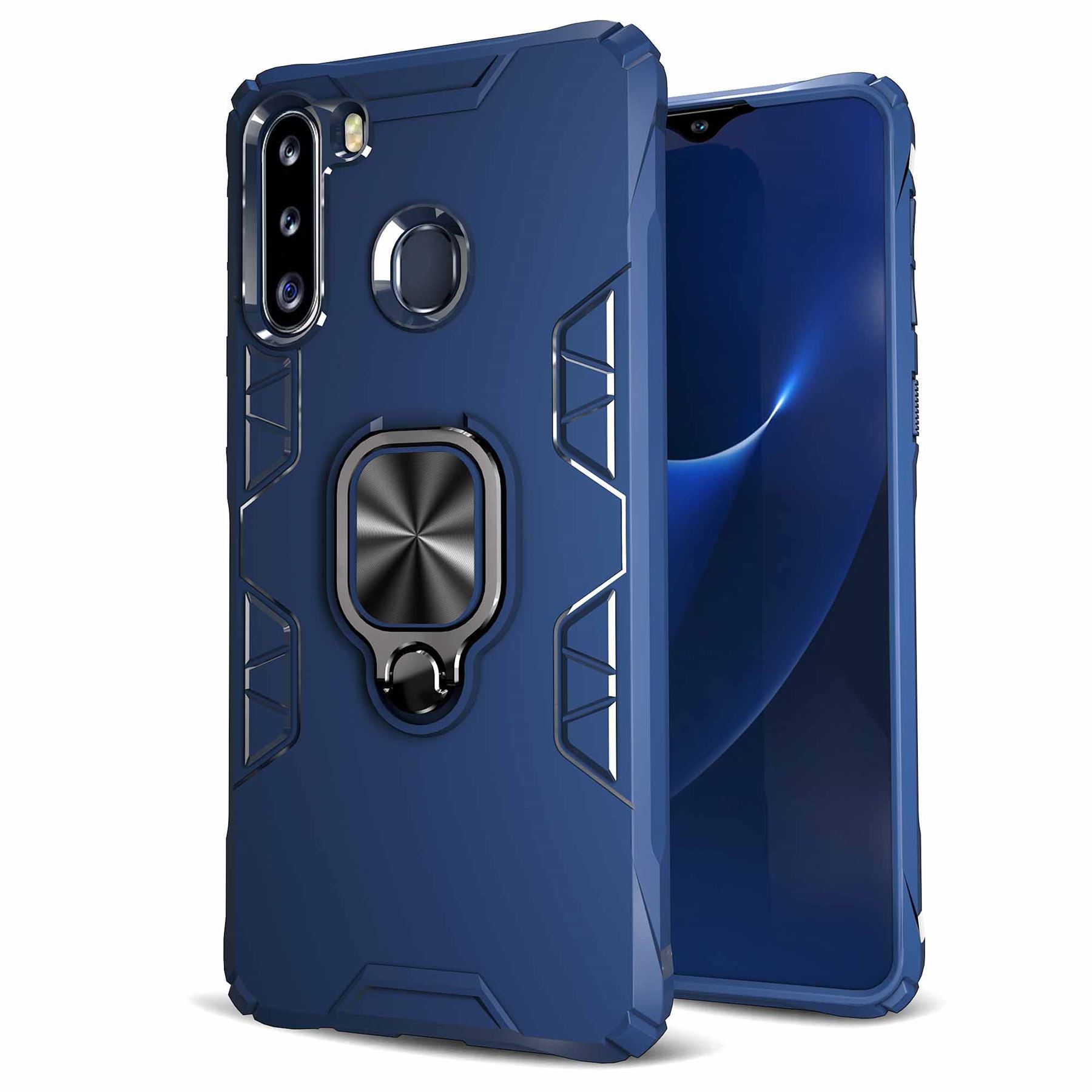 Hybrid Armor Case Shockproof Cover Ring Stand Holder For Samsung Galaxy A10s - Picture 21 of 90