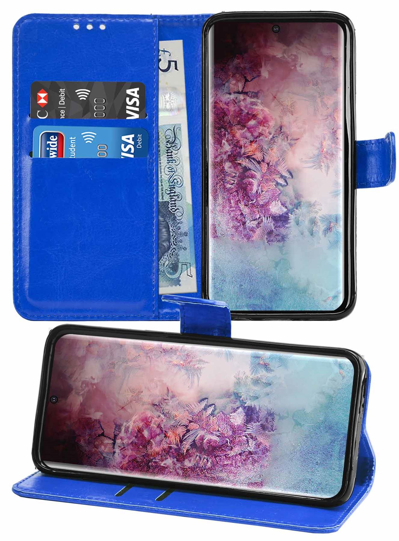 Samsung Galaxy Note 10 Pro Premium Leather Wallet Flip Cover Pouch Book - Picture 18 of 55