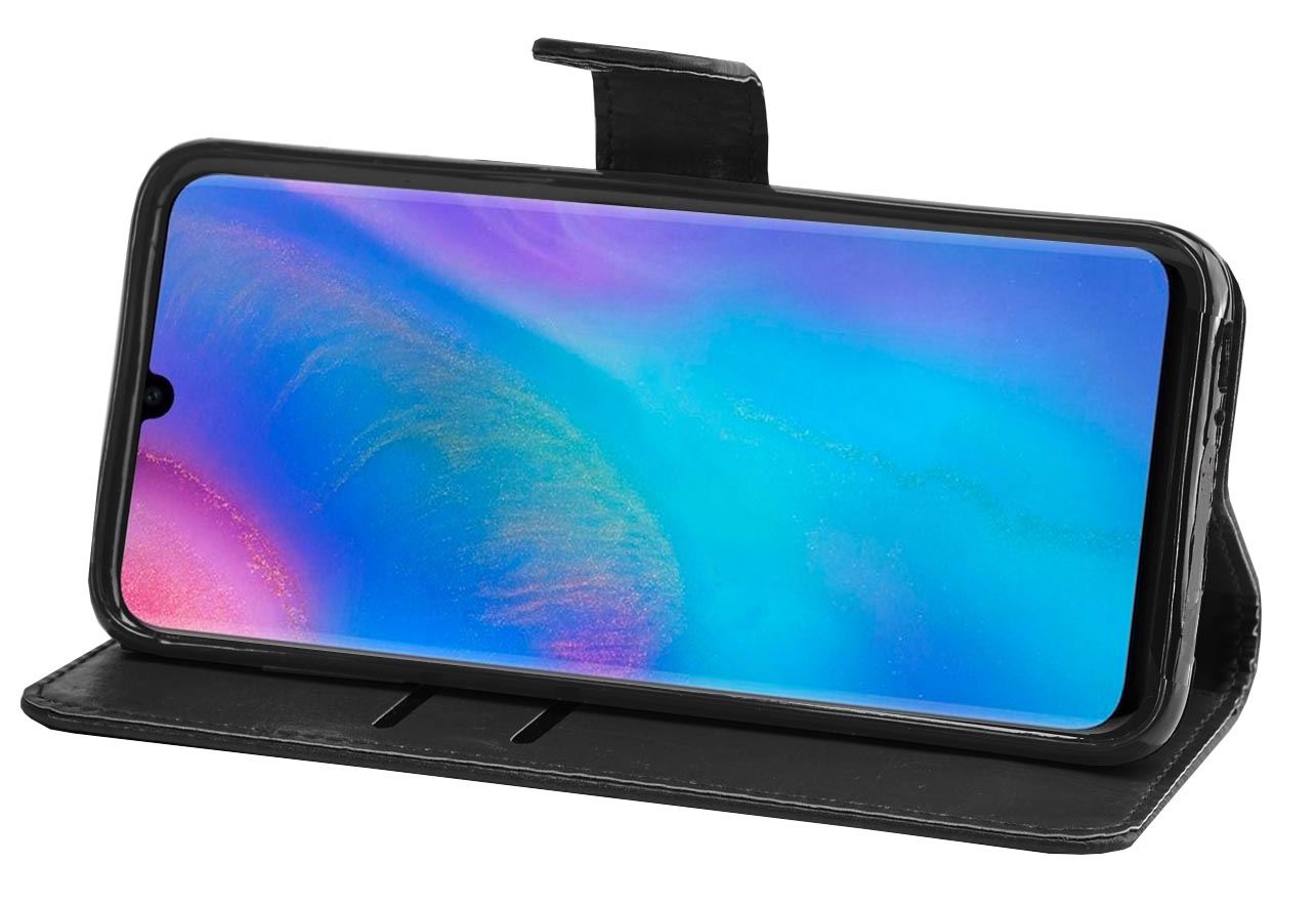 Huawei P30 Premium Leather Wallet Flip Cover Pouch Book - Picture 8 of 39