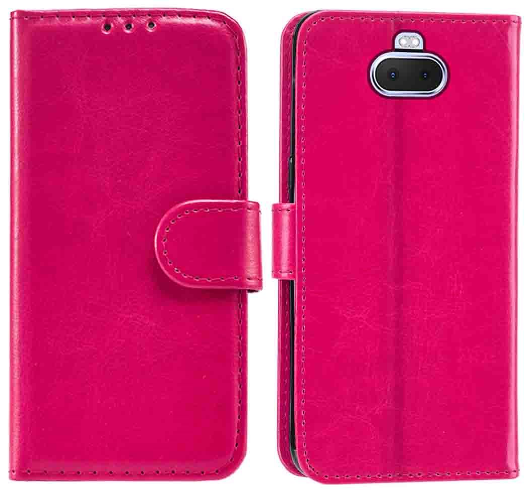 Sony Xperia 10 Premium Leather Wallet Flip Cover Pouch Book - Picture 19 of 35