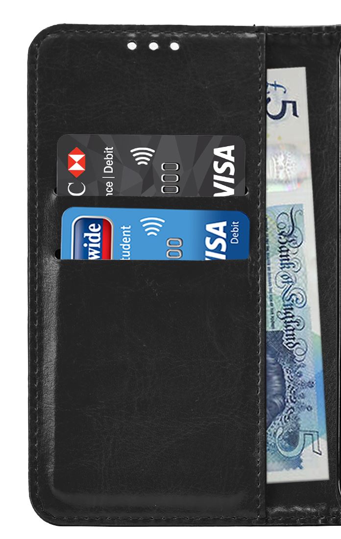 Huawei Y7 2019 Premium Leather Wallet Flip Cover Pouch Book - Picture 12 of 49