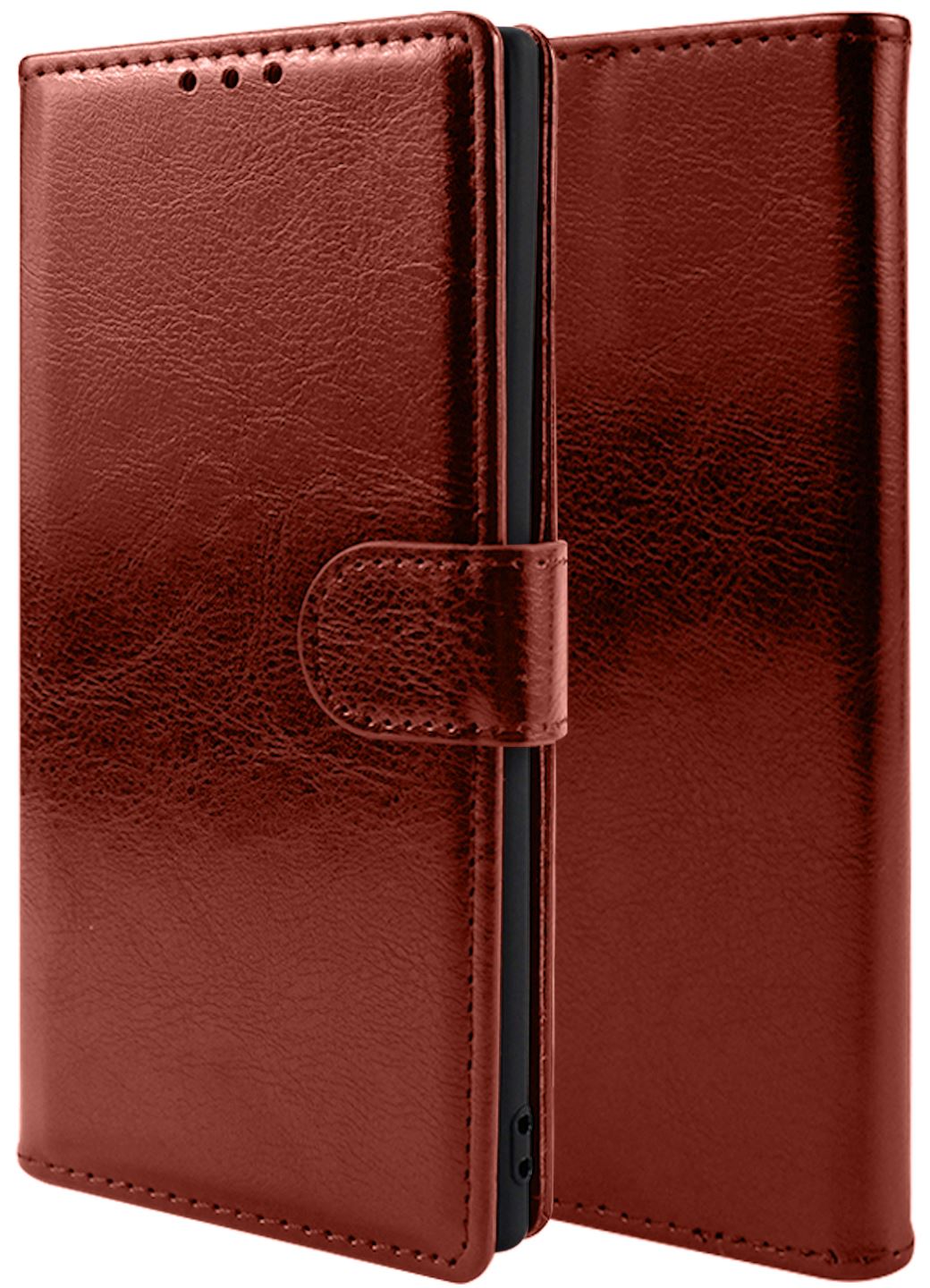 Samsung Galaxy Note 10 Premium Leather Wallet Flip Cover Pouch Book - Picture 23 of 56
