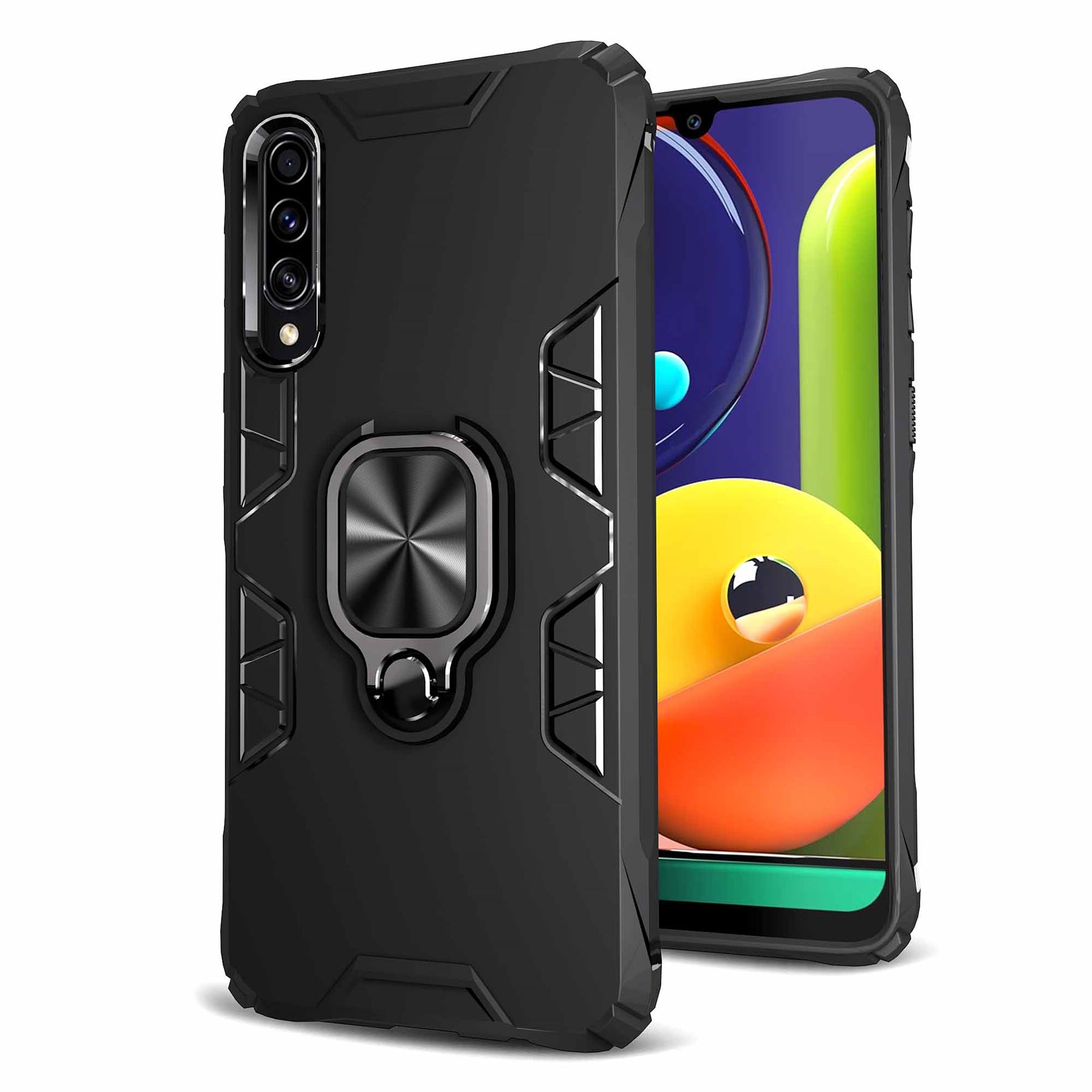 Hybrid Armor Case Shockproof Cover Ring Stand Holder For Samsung Galaxy A51 - Picture 11 of 90