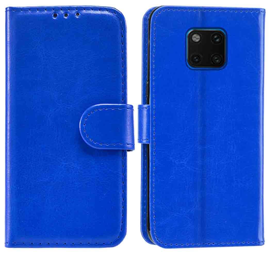 Huawei Mate 20 Pro Premium Leather Wallet Flip Cover Pouch Book - Picture 14 of 30