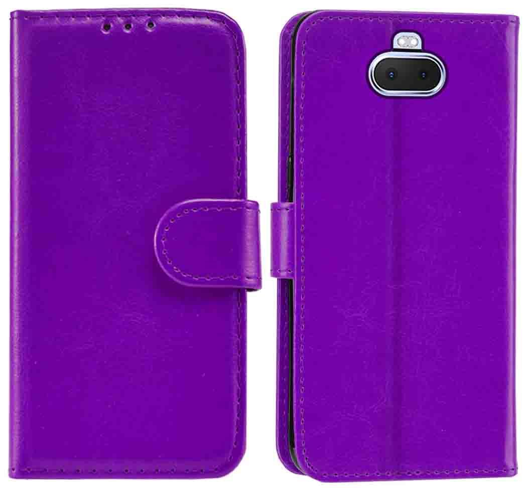 Sony Xperia 10 Premium Leather Wallet Flip Cover Pouch Book - Picture 24 of 35