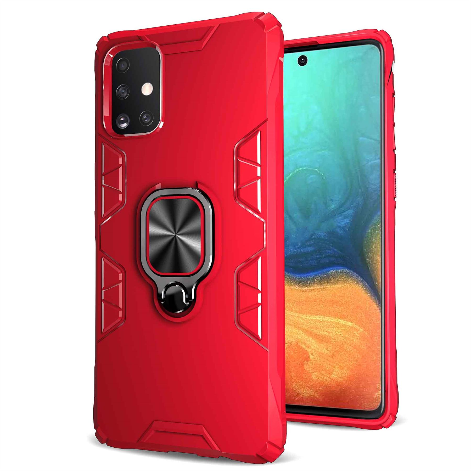Armor Case Shockproof Cover Ring Stand Holder Samsung Galaxy A81 Note 10 Lite - Picture 71 of 90