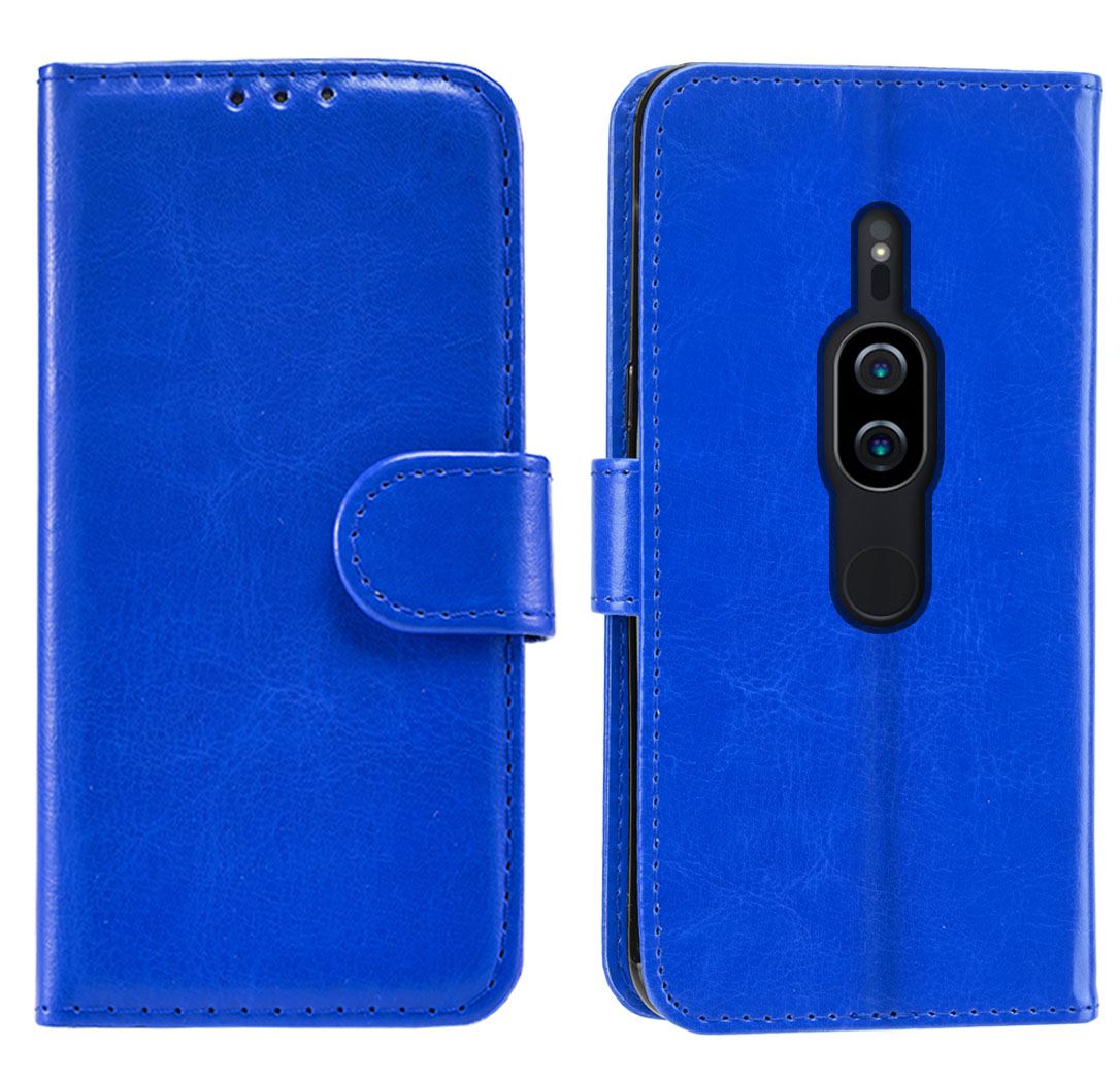 Sony Xperia XZ2 Premium Premium Leather Wallet Flip Cover Pouch Book - Picture 9 of 31