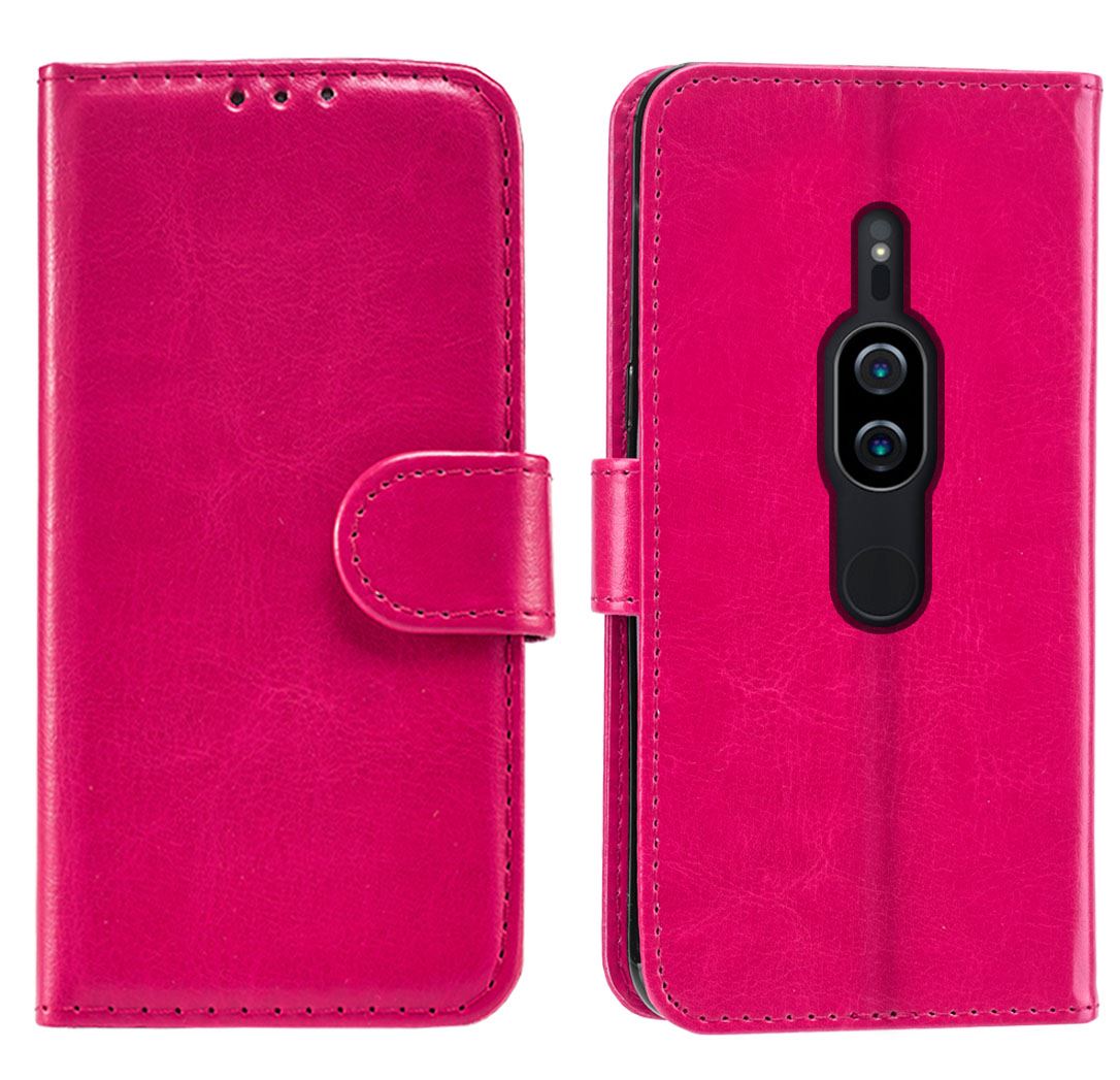 Sony Xperia XZ2 Premium Premium Leather Wallet Flip Cover Pouch Book - Picture 14 of 31